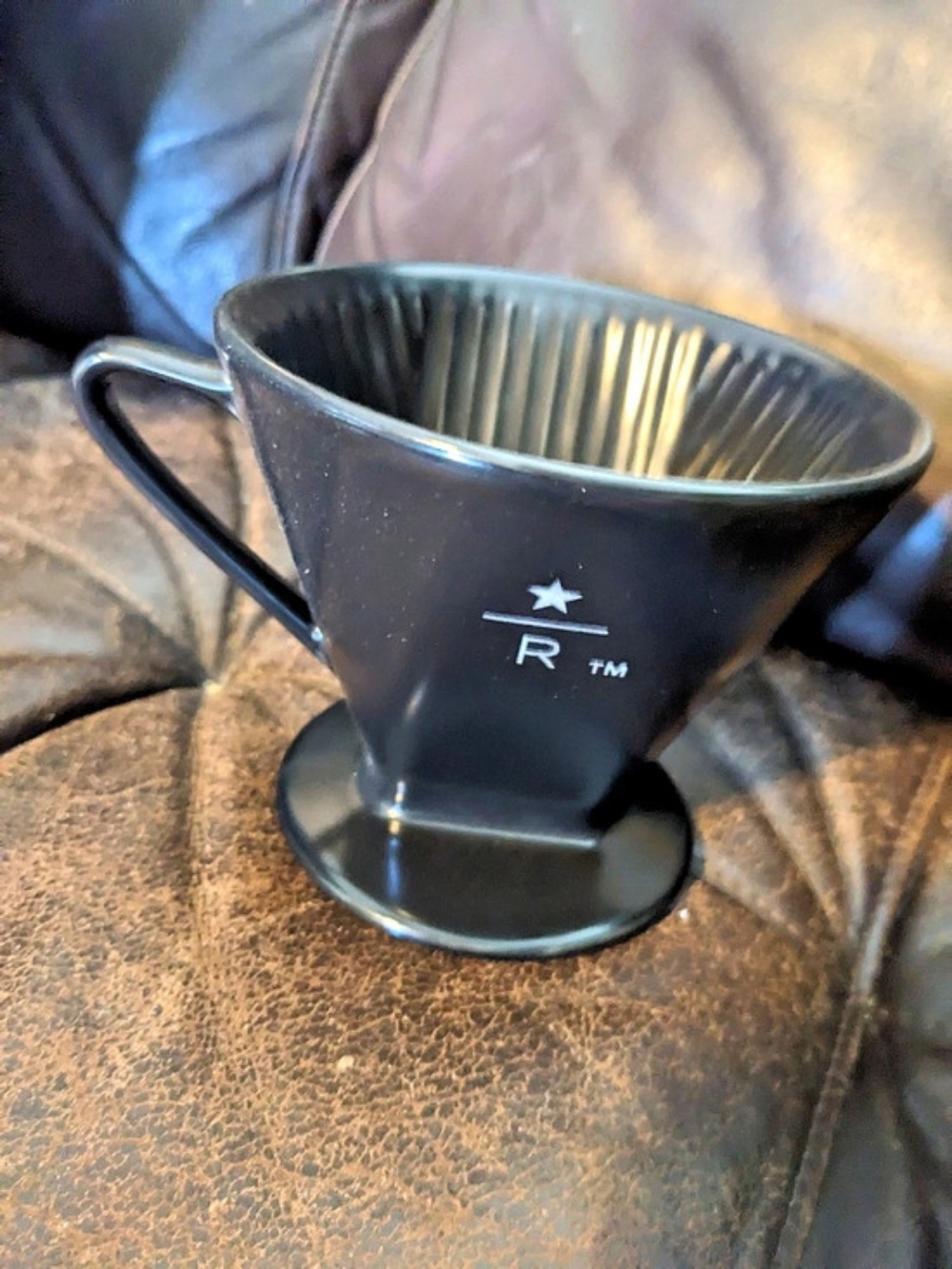 Starbucks Ceramic Coffee Dripper Black